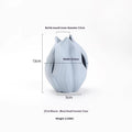Blossom Minimalist Ceramic Vase — Colored Glaze, Tabletop Decor